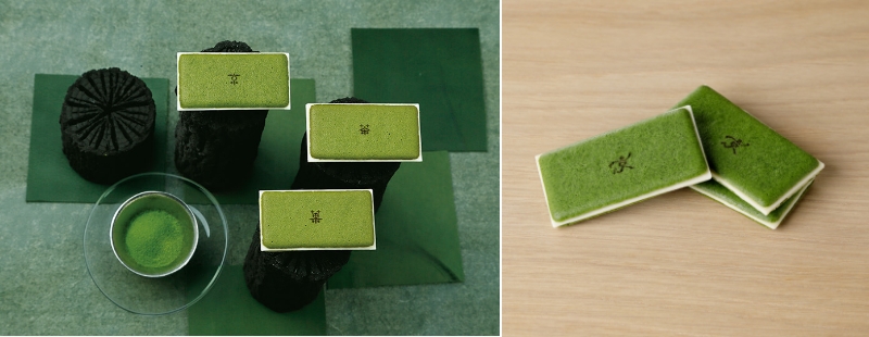 お濃茶ラングドシャ 茶の菓