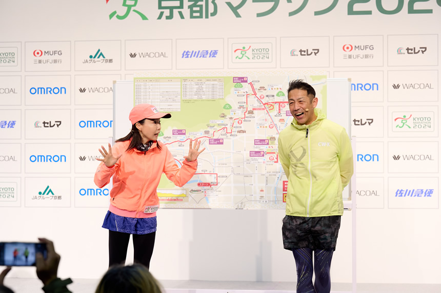 森脇健児・千葉真子ランニングトークショー